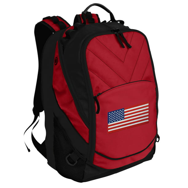 MRMIAN Hipster Lightweight Flag Of United States America Large Capacity School Backpack Bookbag for Collage Students Women Man Travel Hiking Camping Daypack 19x14x7 Inches 